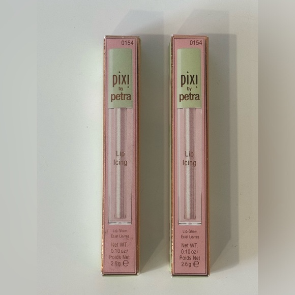 Pixie By Petra Lip Icing  gloss (Candy)  .10oz/2.6g (lot of 2) 0154 - Picture 1 of 6